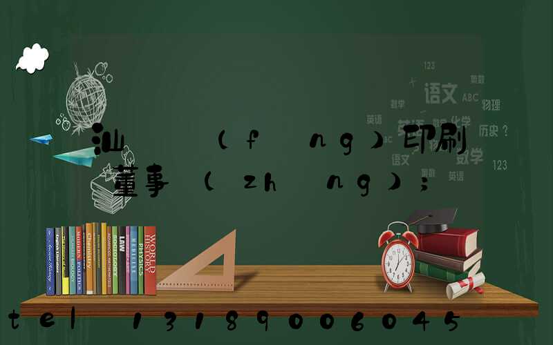 汕頭東風(fēng)印刷廠董事長(zhǎng)